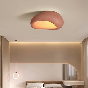 D19.7 pouces moderne japonais Wabi Sabi <span class=keywords><strong>plafonnier</strong></span> IP65 <span class=keywords><strong>salon</strong></span> décoratif hôtel chambre lumière bas plafond éclairage pour <span class=keywords><strong>maison</strong></span> - Product Image 5