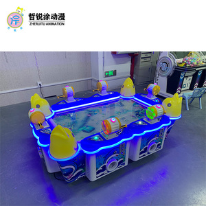 6 người Máy câu cá lớn và nhỏ địa điểm giải trí Arcade cha mẹ con trò chơi máy mô phỏng - Product Image 4