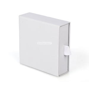 Luxury <b>Biodegradable</b> Rigid Cardboard Jewelry Drawer Box with Pouch Custom Handmade <b>Packaging</b> - Product Image 3