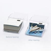 Bloc-notes 3D en stock, prix bas, haute qualité, gravure laser créative, personnalisable, notes autocollantes en papier sculpté pour cadeau, décoration de bureau