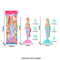 Poupée sirène de natation 14 pouces jouet mode beauté 34CM poupées en plastique à changement de couleur jouets sirène pour les filles