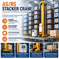 Grue empileuse ASRS haute vitesse pour la manutention automatisée des palettes, équipement de récupération pour l'exécution des commandes e-commerce et l'entreposage intelligent