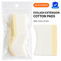 Fournisseur Fubowen, 40 coussinets d'isolation pour cils, respirants, non tissés, patchs pour les yeux, pour salon professionnel de lifting des cils