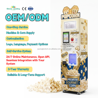 Máquina Expendedora de Palomitas de Maíz de Autoservicio GJ401, Máquina Inteligente para Hacer Palomitas de Maíz, Máquina Comercial Automática con Pantalla Táctil y Sistema de Pago