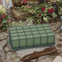 Brique en mousse florale pour la maison Arrangements floraux Bloc de ponçage pour l'obtention du diplôme de Noël Halloween Fête des mères