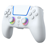 Vente en gros avec effet de lampe RVB et joystick à effet Hall sans dérive, moteur à vibration sans fil pour manette de jeu PS5