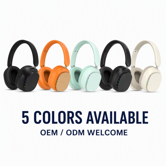 Factory Price ANC BL Headphones Over Ear Wireless Headphones With Built-in Mic for Hands-free Calls and HiFi Stereo Music