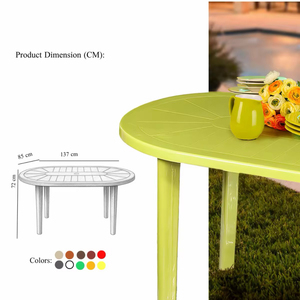 Mesa de Centro de Madera Compacta y Redonda, Diseño Moderno y Resistente, Acabado Natural para Sala de Estar u Oficina en Casa - Product Image 2