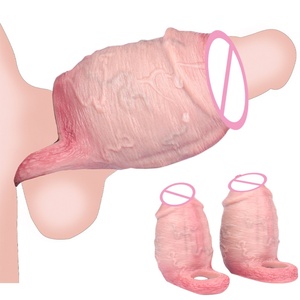 FAAK Nueva Funda Amplia para Pene con Anillo para el Pene, Funda Extensora de Pene, Funda para Pene Masculino, Juguete Sexual para Adultos para Hombres - Product Image 1