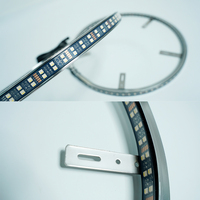 Kit d'éclairage LED double face Kingshowstar RGBW 1 rangée 2 rangées 15" 17" 20" pour roues, avec télécommande via application, pour camions, voitures tout-terrain, clignotants