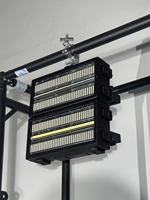 Projecteurs IP65 à matrice lumineuse, stroboscope 500W, cluster S2 LED RGBW DMX512 DJ Ra95 en alliage d'aluminium, dimmable, lumière du jour