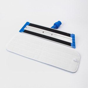 Paño de microfibra para fregona, rectangular de 45x14 cm, con cierres de gancho y bucle para limpieza de suelos - Product Image 1