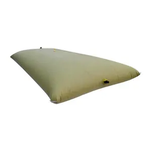 批发低价pvc 12000l便携式柔性矩形枕头废水储水袋