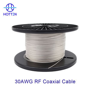 Микро коаксиальный кабель, Плетеный экранирующий кабель 30AWG 1,8 мм РЧ коаксиальный кабель для беспроводных маршрутизаторов ноутбуков - Product Image 6