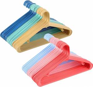 Wholesale Customized Logo PP Plastic Children's Kid Coat Clothes Hanger Thin Light Design No Slip <b>for</b> Wardrobe Laundry Space - Product Image 2