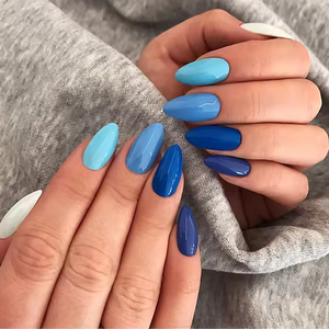 KAMUA Lot de 2 vernis à ongles en gel 15ml <span class=keywords><strong>Bleu</strong></span> <span class=keywords><strong>marine</strong></span> classique, effet brillant intense, longue tenue, séchage UV/LED, pour <span class=keywords><strong>manucure</strong></span> professionnelle à domicile - Product Image 4