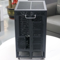 Chassis Server Workstation 10-GPU, Mendukung A100 170HX 5090 4090 3090 3080, untuk Rendering, AI, dan Pelatihan Deep Learning