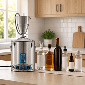 Machine de distillation et d'extraction domestique en acier inoxydable 30L 50L, système de microbrassage, équipement de brassage de bière <span class=keywords><strong>à</strong></span> domicile - Product Image 1