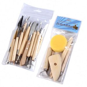 Kit d'outils de sculpture en argile polymère de 18 pièces avec composants en papier pour loisirs créatifs – Vente en gros - Product Image 2