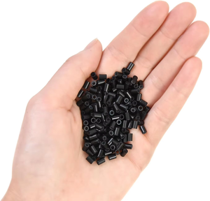 Spot Marchandises Noir Brun <span class=keywords><strong>Blond</strong></span> 1000 Perles/bouteille Nano Perles pour Nano Tip Extension de Cheveux Différentes Couleurs Micro Anneau - Product Image 4