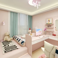 Lit Tatami Moderne Personnalisé Olive pour Enfants, en Bois Massif, Hauteur Réglable, Écologique, Gain de Place, Ensemble de Chambre de Luxe pour Filles