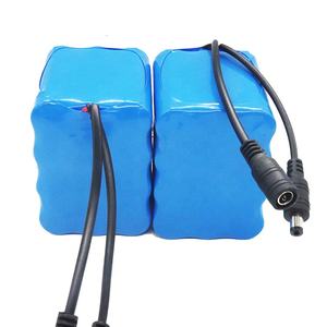 Pacco Batteria ICR 18650 3.7v 7.4v 11.1v 12v 3s1p 500mAh 2600mAh 3s2p Akku 4400mAh - Product Image 1