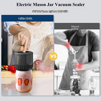 Machine de mise sous vide électrique domestique compacte et portable pour bocaux Mason, automatique, en plastique, alimentée par USB – Meilleure vente