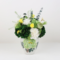 Arrangement floral, vase rond en porcelaine, bouquet de plantes réelles éternelles, rose, fleurs d'hortensia préservées pour la décoration de la maison, Noël