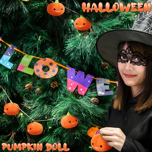 Llavero <span class=keywords><strong>de</strong></span> Peluche <span class=keywords><strong>de</strong></span> Calabaza Pequeñ<span class=keywords><strong>a</strong></span> <span class=keywords><strong>de</strong></span> Halloween con Cara Sonriente, Adornos <span class=keywords><strong>de</strong></span> Peluche Suaves y Abrazables para Niños y Niñas - Product Image 4