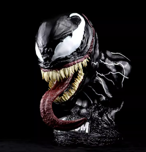 Intérieur Extérieur Statue grandeur nature Sculpture en résine Personnage de film Marvel Statue de buste de venin en résine pour décoration - Product Image 2