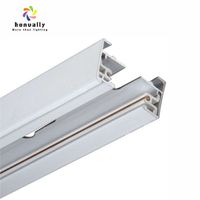 Rail de piste professionnel 1M 1,5M de longueur, rail en aluminium noir/blanc pour projecteur LED, éclairage commercial pour exposition en magasin