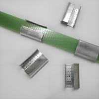 Clip de cerclage en acier en gros baguage joint ouvert clips de sangle de boucle d'emballage pour une utilisation manuelle de 1/2 "de largeur