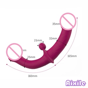 Vibromasseur double extrémité pour le plaisir lesbien, jouet sexuel pour le jeu anal, jouet pour adultes, pénis réaliste, masseur anal, vaginal et de prostate - Product Image 6