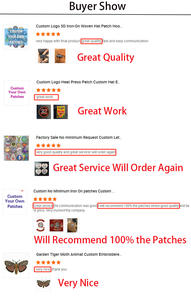 面白いグースフックアンドループカラフルかわいい動物の刺繍パッチカスタムデザイナーロゴアイロン衣類に刺繍入りレタリングパッチ - Product Image 6