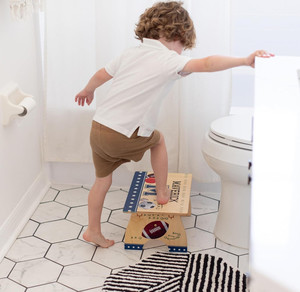<span class=keywords><strong>Tabouret</strong></span> d'appoint pour enfants en bois personnalisé de qualité supérieure avec nom pour évier de cuisine - Product Image 5