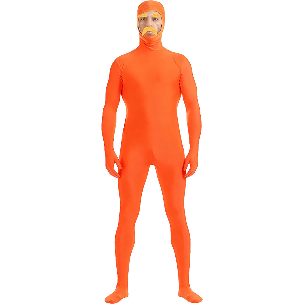 Orange jumpsuit beard