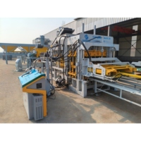 Machine industrielle automatique de fabrication de blocs contrôlée par PLC QT10-15, ligne de production de béton entièrement hydraulique pour sable, cendres volantes et ciment