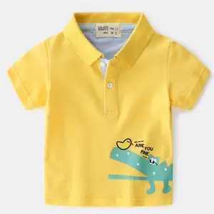 Online Retail Store For Korean Polo Cotton T-shirts Of Kids Boy Clothing From China Supplier