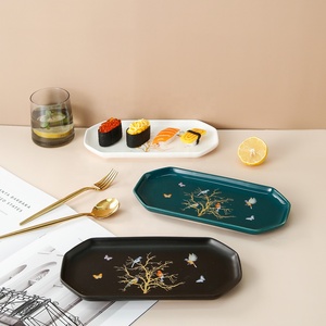 Heißer Verkauf japanische Keramik flache Platte matte Haushalt flache Platte Porzellan Essteller - Product Image 6