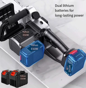 Motosega Elettrica Portatile a Batteria Li-ion da 16 Pollici ad Alta Potenza Senza Spazzole <span class=keywords><strong>per</strong></span> Lavorazione del Legno e Abbattimento Alberi - Product Image 3
