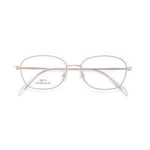 กรอบแว่นตาโลหะผสมรุ่นใหม่ 50013 น้ำหนักเบา แว่นอ่านหนังสือสำหรับทุกเพศ เลนส์เรซิ่น ผลิตที่ตานหยาง - Product Image 1