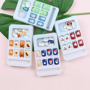 Adornos <span class=keywords><strong>de</strong></span> <span class=keywords><strong>uñas</strong></span> postizas <span class=keywords><strong>de</strong></span> <span class=keywords><strong>Navidad</strong></span>, forma cuadrada corta, regalo <span class=keywords><strong>de</strong></span> <span class=keywords><strong>Navidad</strong></span>, novedad <span class=keywords><strong>de</strong></span> <span class=keywords><strong>2022</strong></span> - Product Image 2