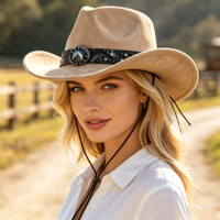 Chapeaux de cowboy personnalisés à faible MOQ, chapeaux de printemps, brunch familial du dimanche de Pâques avec logo personnalisé, vente en gros, nouveau style pour cadeau