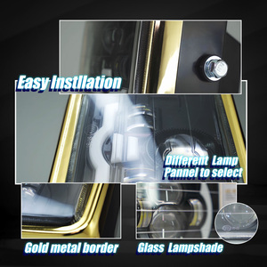 Ensemble de phares de moto MOTOLED <span class=keywords><strong>Custom</strong></span> <span class=keywords><strong>Vintage</strong></span> Dual pour <span class=keywords><strong>Honda</strong></span> CG125 Modified Light - Product Image 3