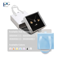 Boîte à bijoux recyclable haut de gamme, boîte à bijoux personnalisée adaptée aux bracelets et colliers peut être personnalisée avec logo et retrait à la main