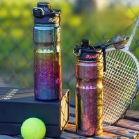 Bouteille d'eau portable en titane pur et PP, élégante, compatible voiture, double usage, pour sports de plein air, cyclisme et étudiants