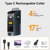 Dispositivo Ultrasónico Antiladridos para Perros de 3 Cabezas, Recargable por USB, Inteligente, Seguro para Interiores/Exteriores, Entrenamiento Automático del Comportamiento