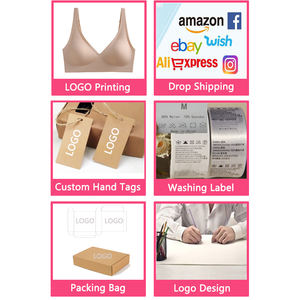 Женский бесшовный бюстгальтер с V-образным вырезом - Product Image 6