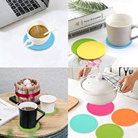 Individuelle Logo-Plastikuntersetzer Silikonmatte Weiche PVC-Gummi-Untersetzer Auto-Getränkehalter Bieruntersetzer