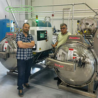 Autoclave à haute température et pression, aliments humides sous vide pour chats et chiens : bœuf, poulet, légumes